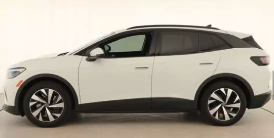White 2024 Volkswagen ID.4, side view