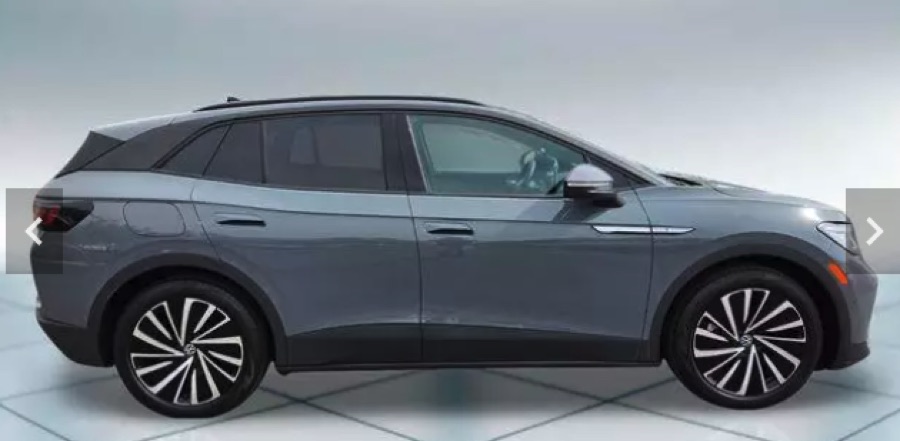 Grey 2024 Volkswagen ID.4 S, side view