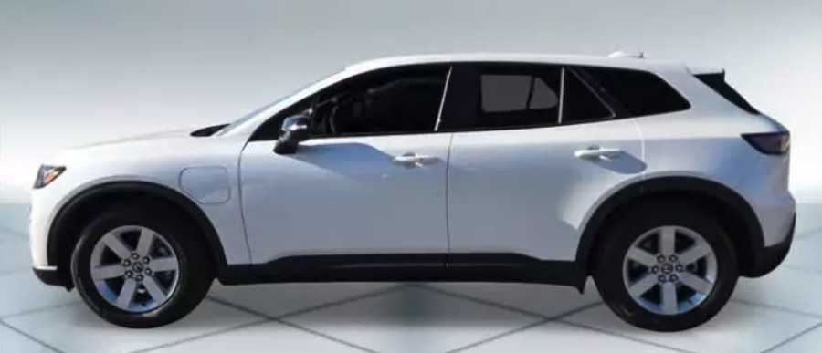 White 2024 Honda Prologue EX, side view